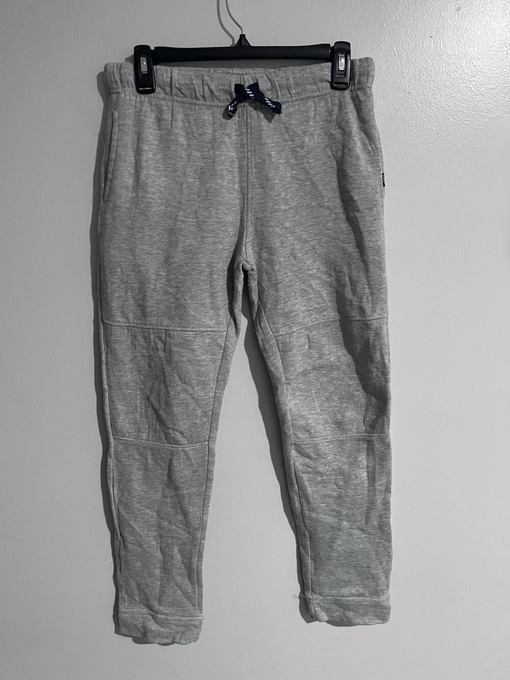 Lee Sweatpants Boys Large 14/16 Gray Pockets Zip Logo Athleisure Lounge